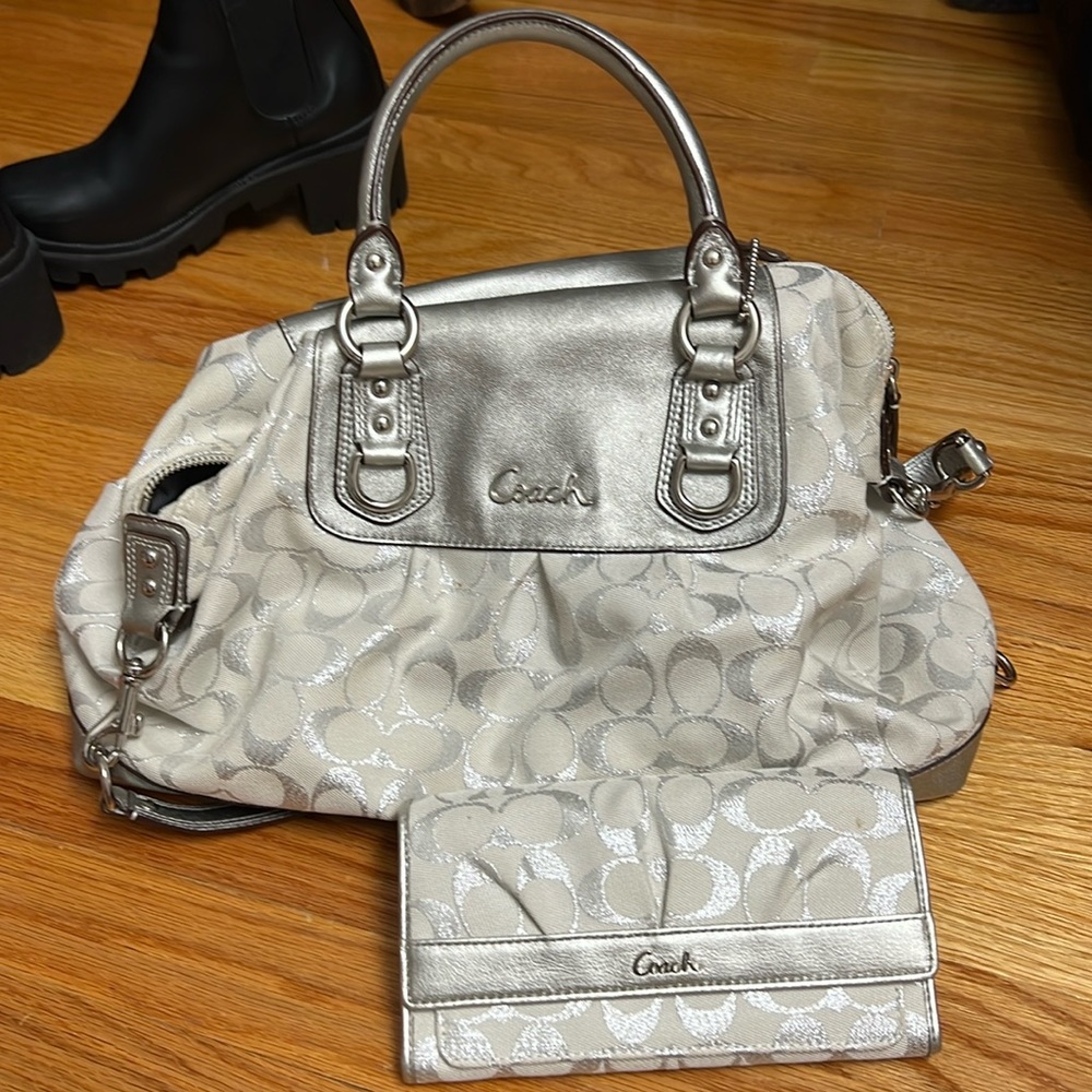 Coach handbag and wallet